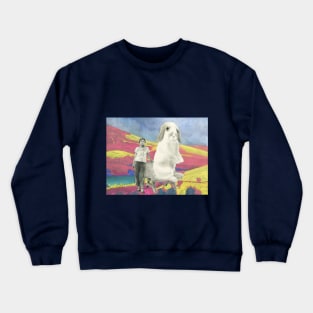 A Big Rabbit Crewneck Sweatshirt